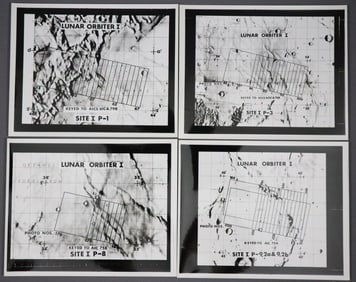 4 - Lunar Orbiter I Original Site Map Photographs