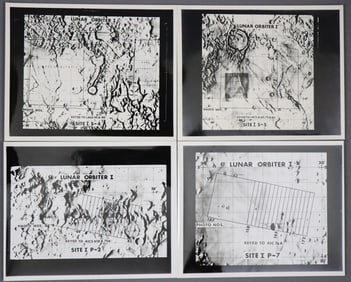 4 - Lunar Orbiter I Original Site Map Photographs