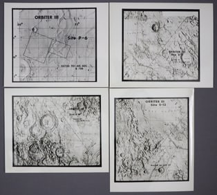 4 - Lunar Orbiter 3 Original Site Map Photographs