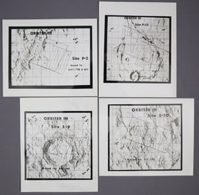 4 - Lunar Orbiter 3 Original Site Map Photographs