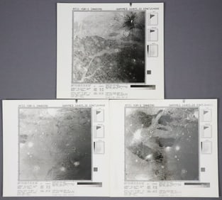 3 - Voyager 1 Original Photographs of Close up of Ganymed IO - Shading