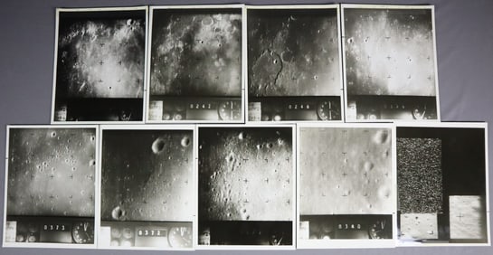 9 - Original NASA Ranger VII Lunar Photographs
