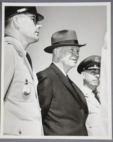 President Eisenhower at Cape Canaveral Launch 1960