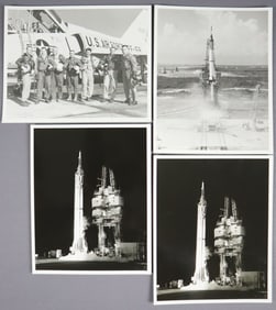 4 - Official Mercury Astronaut & Redstone Press Photographs