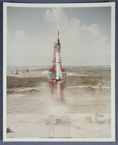 Vintage Mercury Redstone Launch Photograph