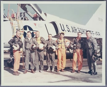 Vintage & Original Mercury 7 Crew Photograph 1964