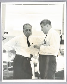 Wernher Von Braun & Kurt Debus Block House Photograph