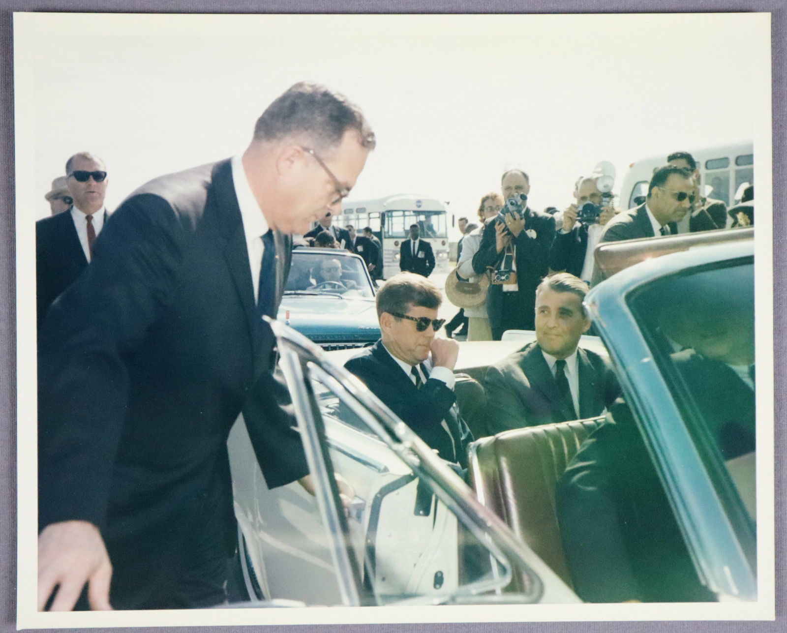President John F. Kennedy with Wernher Von Braun at Cape Canaveral (1 of 2)