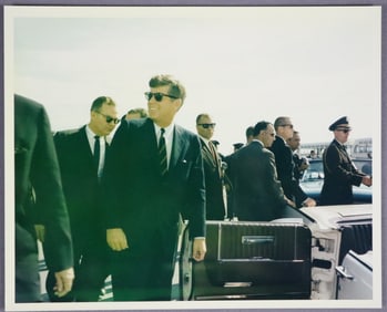 President John F. Kennedy Visit's Cape Canaveral Photograph