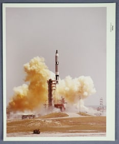 Jim McDivitt's Gemini GT-4 Launch Numbered Photograph with COA
