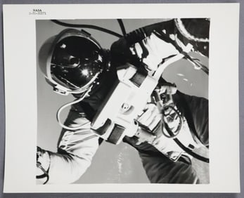 Jim McDivitt's Gemini GT-4 EVA Numbered Photograph with COA