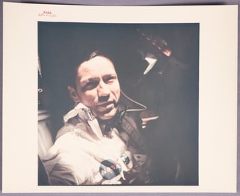 Apollo 7 Donn Eisele Red Numbered Photograph