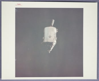 Apollo 9 Command & Service Module Red Numbered Photograph