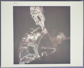 Apollo 9 Rusty Schweickart Space Walk Red Numbered Photograph