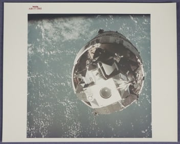 Apollo 9 Lunar Module in S-IVB Red Numbered Photograph