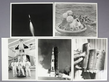 Vintage Apollo 11 Glossy Press Photographs