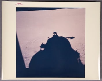 Apollo 11 Lunar Surface Red Numbered Photograph