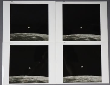 4 - Apollo 11  Earthrise NASA Numbered Photographs