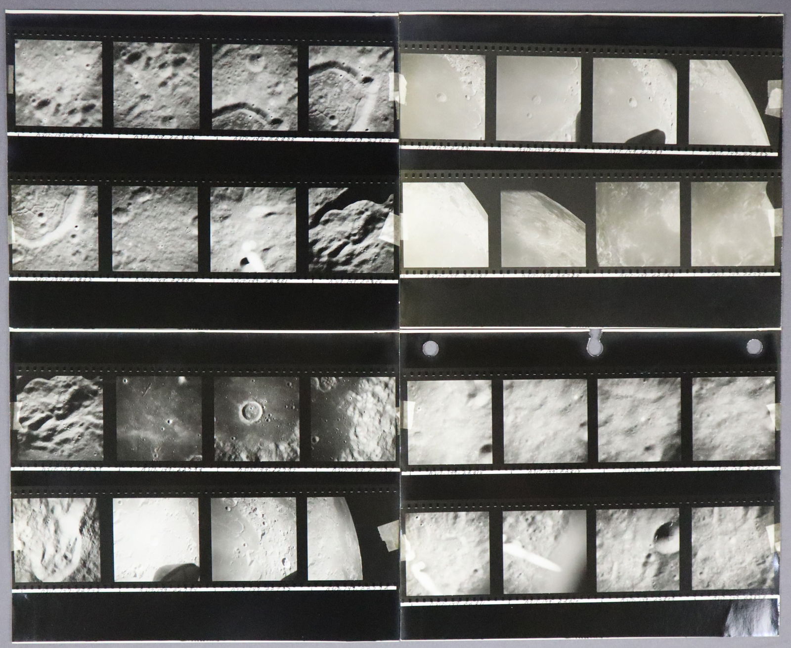 3 - Apollo 12 Lunar Surface Contact Sheet Photographs (1 of 2)