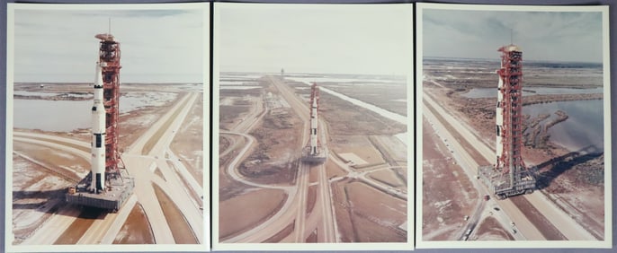3 - Apollo 14 Vintage NASA Rollout Photographs