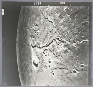 Apollo 15 NASA Lunar Orbit Photograph