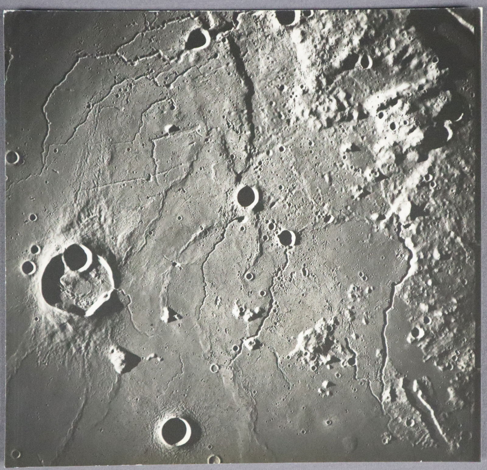 Apollo 15 NASA Lunar Orbit Photo Proof Image (1 of 2)