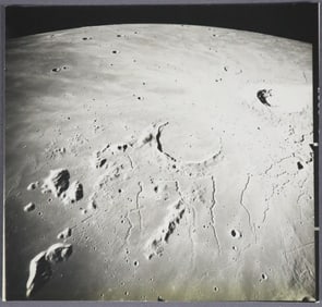 Apollo 15 NASA Lunar Orbit Photo Proof Image