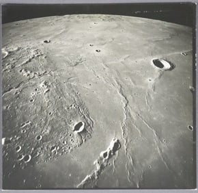 Apollo 15 NASA Lunar Orbit Photo Proof Image