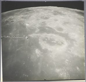Apollo 16 NASA Lunar Orbit Photo Proof Image
