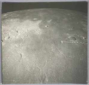Apollo 16 NASA Lunar Orbit Photo Proof Image