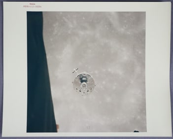 Apollo 16 Command Module Red Numbered Photograph