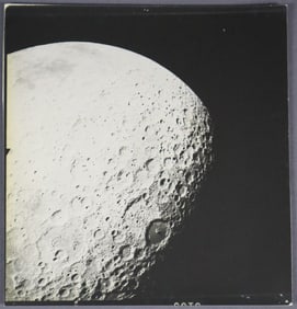Apollo 17 NASA Lunar Orbit Photo Proof Image