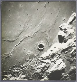 Apollo 17 NASA Lunar Orbit Photo Proof Image