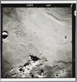 Apollo 17 NASA Lunar Orbit Photograph