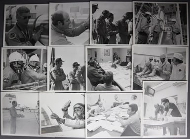 12 - Apollo 17 Original NASA Behind The Scenes Press Photographs