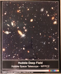 NASA's Hubble Deep Field Image Photograph 20" x 24"