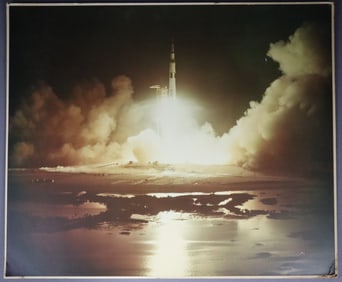 Apollo 17 Launch Photograph