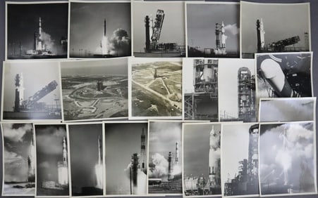 20 - Official U.S. Army Titan ICBM Missile Pre-Launch & Launch Photographs 1960's
