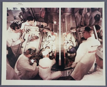***Gemini GT-4 Training White Room NASA Numbered Photograph