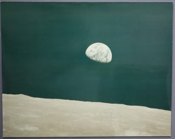 Rare Apollo 8 "Earthrise" Proof Photograph 11" x 14"