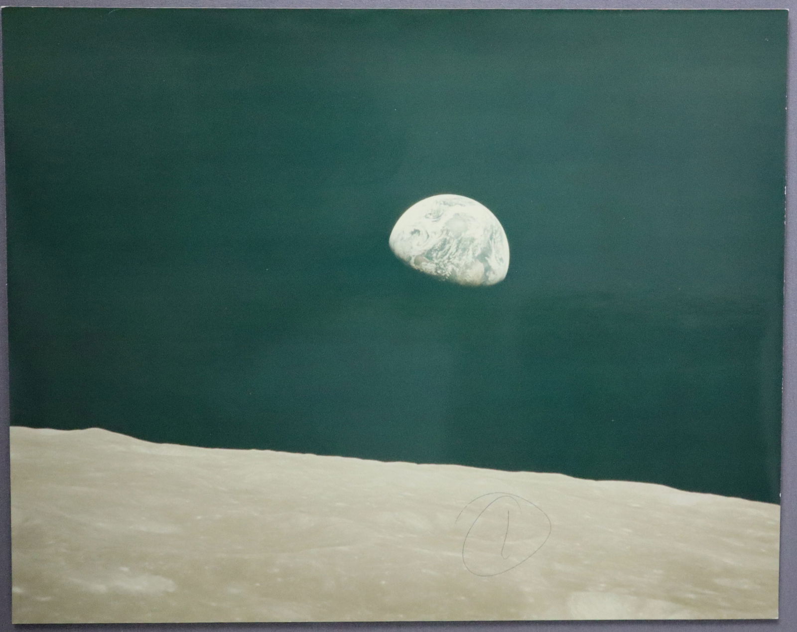 Rare Apollo 8 "Earthrise" Proof Photograph 11" x 14" (1 of 2)