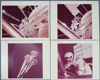 4 - Skylab 3 NASA Red Numbered Orbital Photographs