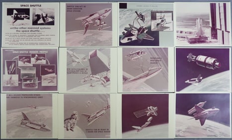 12 - Early Space Shuttle Concept Photographs 1972-73