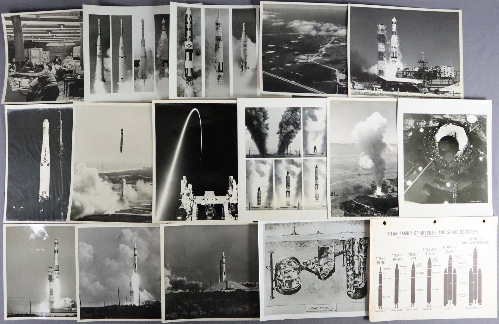 15 - Official U.S. Army ICBM Titan & Titan II Photographs 1960's (1 of 2)