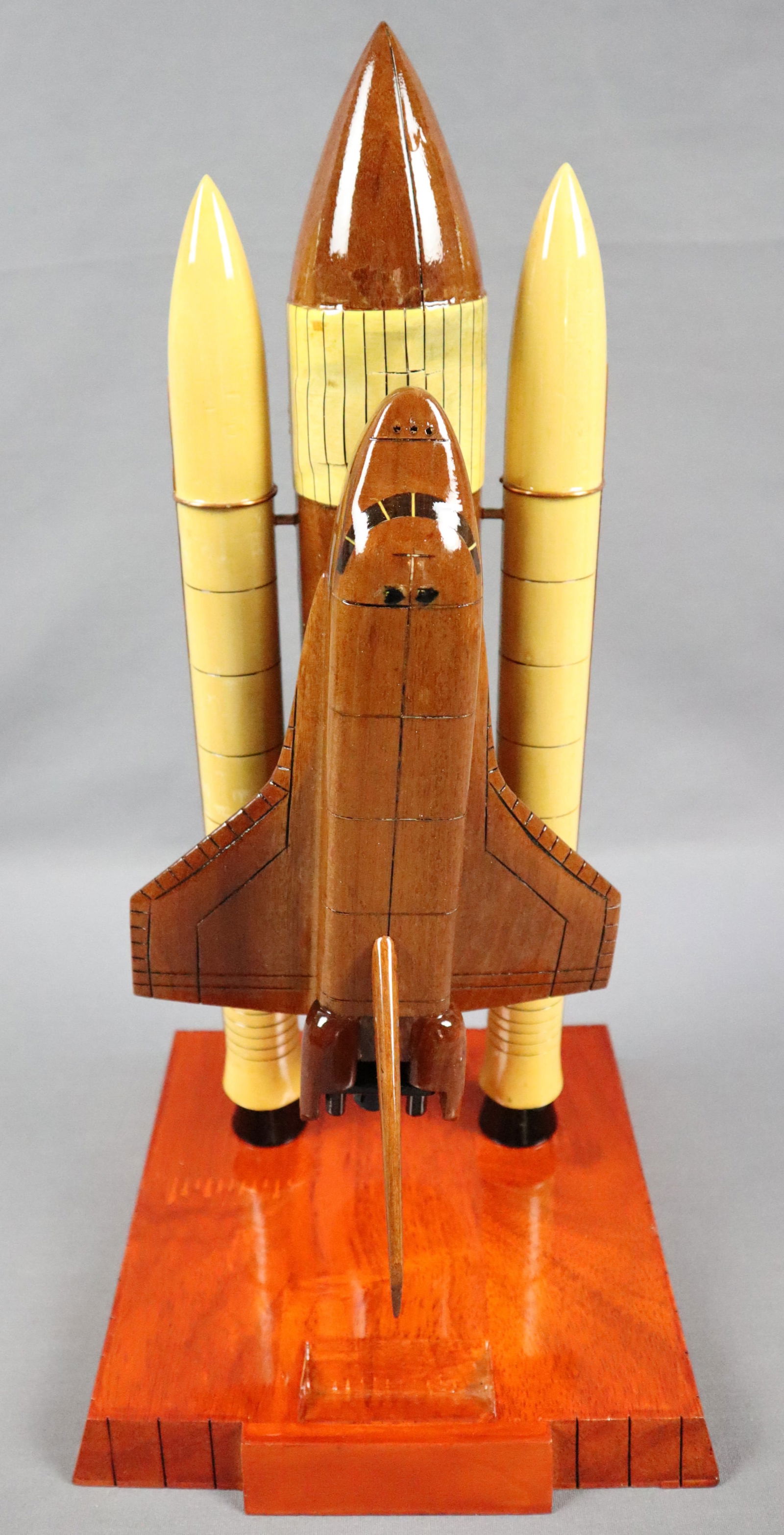 Mahogany Space Shuttle Model (1 of 4)