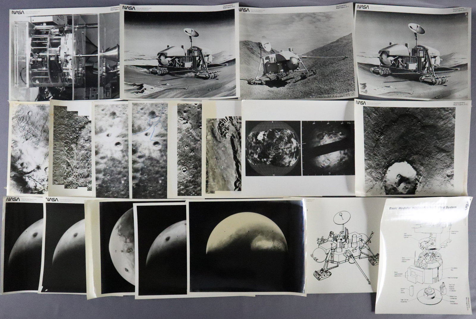 18 - NASA Viking 1, 2 & 3 Original Photographs (1 of 2)