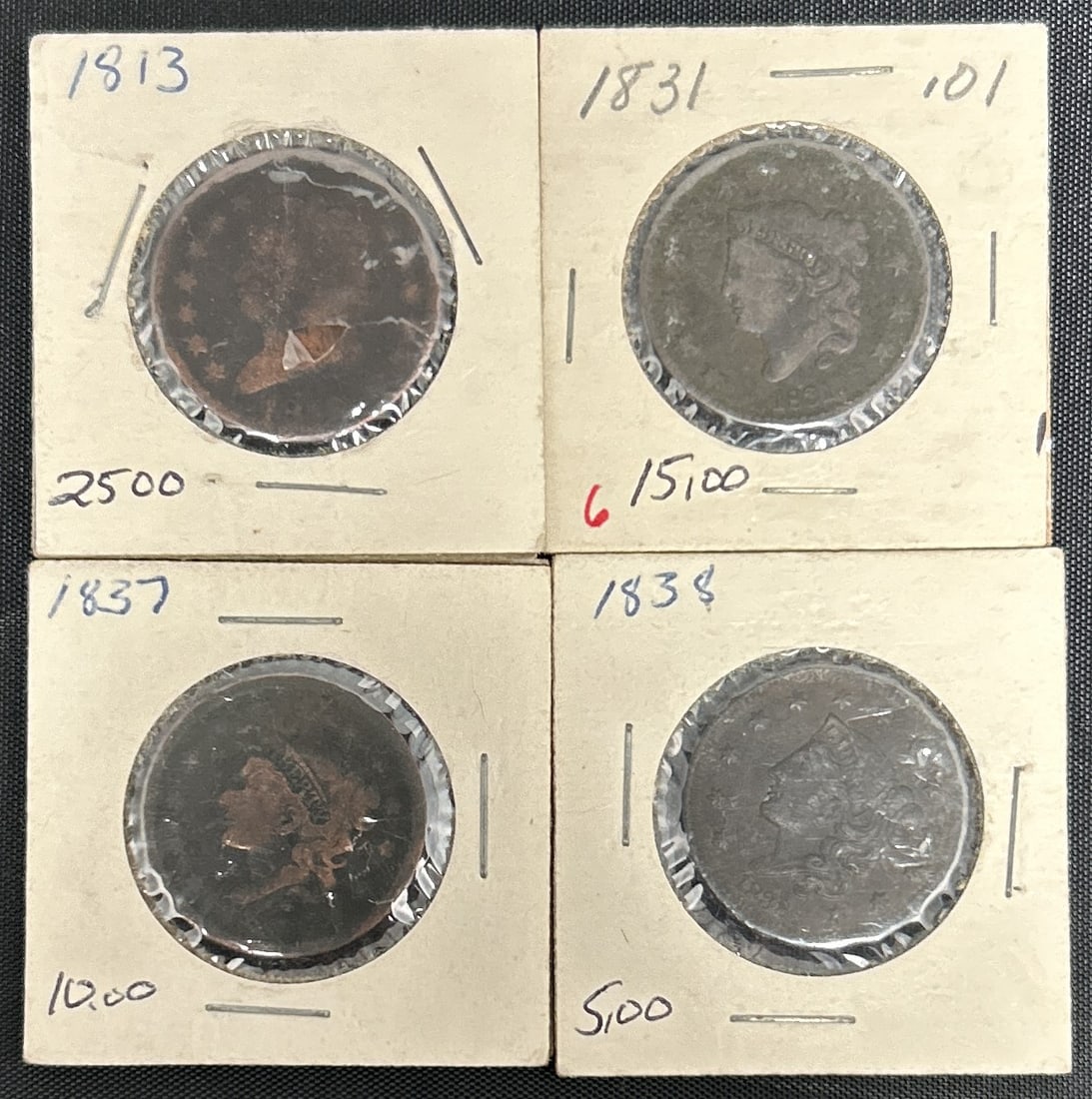 4 - United States Large Cent Coins (1 of 2)