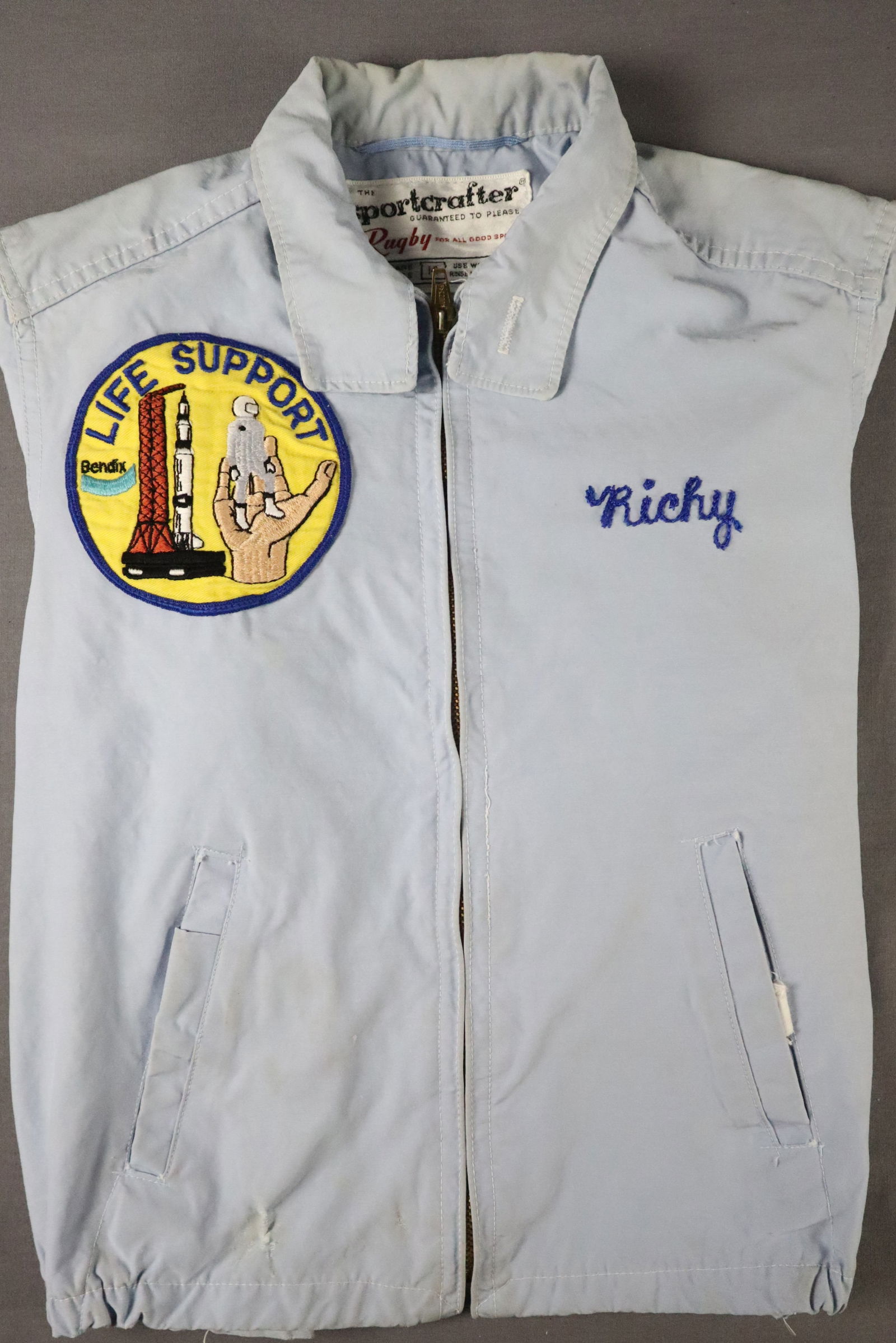 Ricky Blocker's Apollo ERA Jacket with patches (1 of 4)