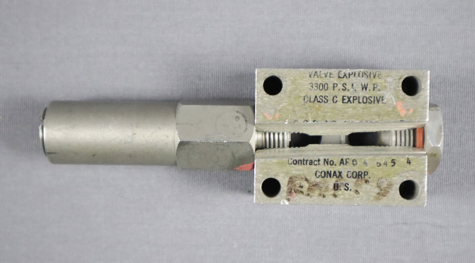 Project Mercury Explosive Squib Cutaway (1 of 5)