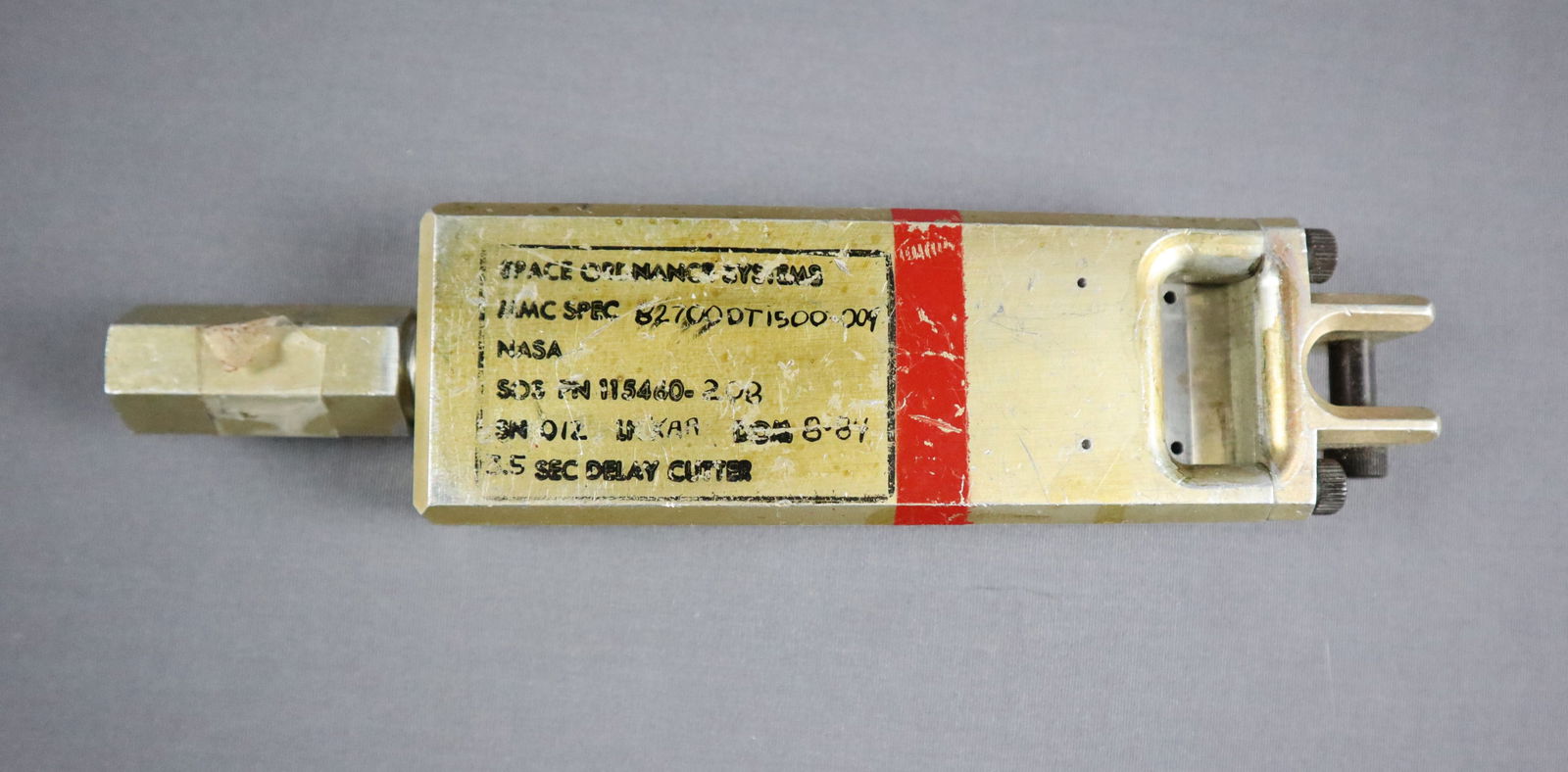 Space Shuttle S.R.B. 3.5 Second Time Delay Cutter (1 of 3)